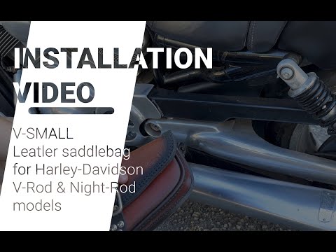 Compact Underseat Bag for Harley V-Rod & Night Rod – Tool-Free Fast Installation!