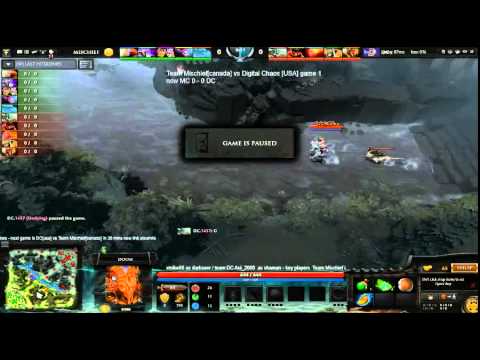 Live - Dota 2 canada cup 2015 Digital Chaos vs Team Mischief