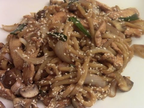 How To Make Teriyaki Chicken Stir Fry With Yaki Udon Noodle
