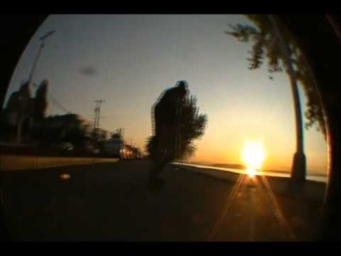 hardflip in the sandels