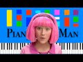 LazyTown Playtime Slow Easy Medium Piano Tutorial 4K
