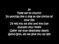 Sofia Karlberg-Take me to church lyrics 