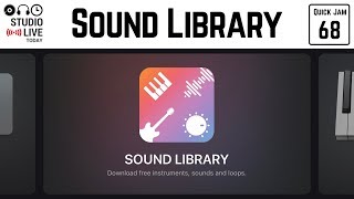How to add MORE SOUNDS in GarageBand iOS using Sound Library (iPad/iPhone)