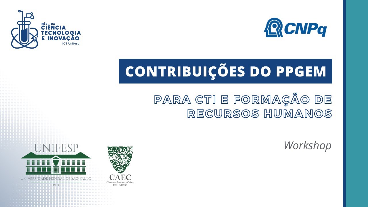 Contribuições do PPGEM para CTI e formação de recursos humanos