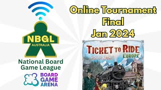 Ticket to Ride: Europe - Online Tournament Final
