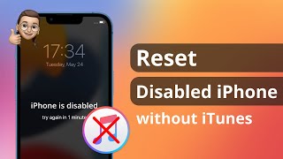[2 Ways] How to Reset Disabled iPhone without iTunes/Finder 2023