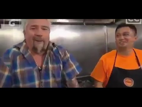 Guy Fieri but it makes no sense.