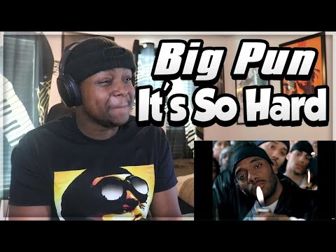 Big Pun - It's So Hard ft. Donell Jones REACTION