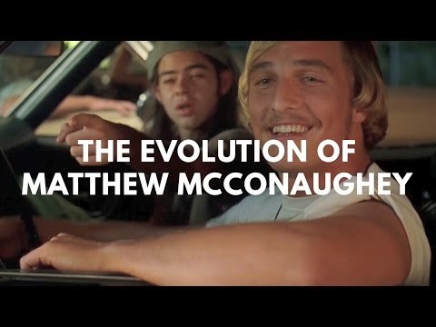 , title : 'The Evolution of Matthew McConaughey'