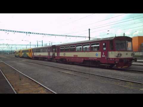 Odjezd vlaku Os 17609 (ČD 810.054 + 814.143) - Chomutov, 29. 5. 2013