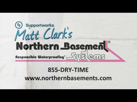 Basement Wall Repair in Burlington, Vermont, by Matt Clark's Northern Basement Systems.
