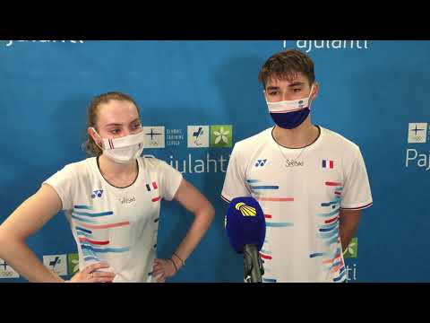 Christo Popov/ Flavie Vallet: In the second game we battled more at the net
