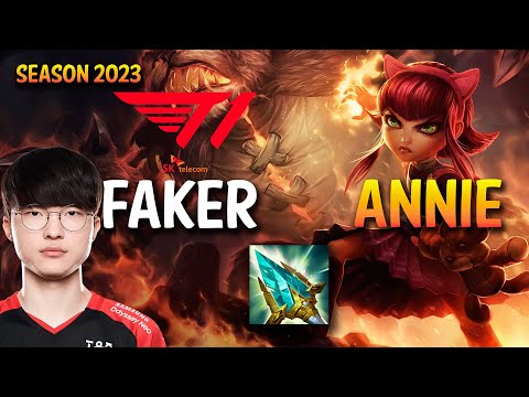 T1 Faker ANNIE vs KASSADIN Mid - KR Ranked