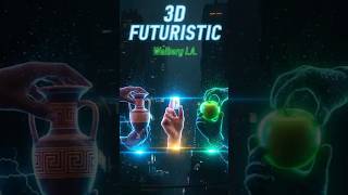 3D Futurista: Paracetamol, Maçã e Vaso Grego Antigo! Informações Incríveis 🔥 #YouTubeShorts