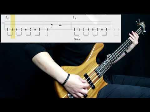 Rammstein - Du Hast (Bass Cover) (Play Along Tabs In Video)