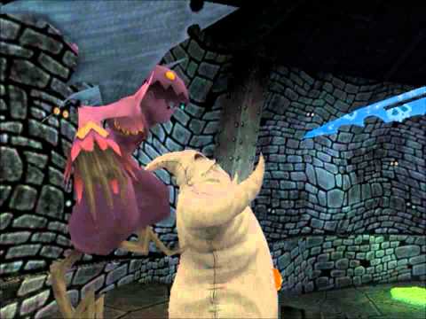 KH1 Cutscenes Part 148 - Fighting Oogie Boogie (English)