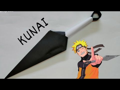 How to Make Easy Paper Kunai | Naruto | Easy Paper Crafts