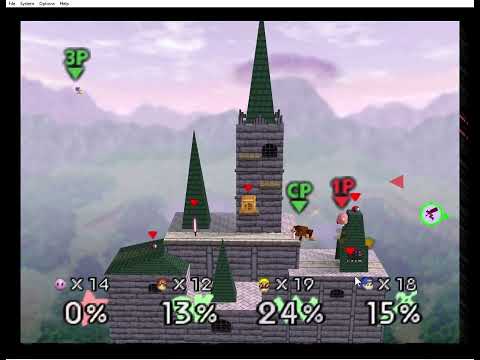 SMASH REMIX 1.3.0 - Kirby vs DK vs Marth vs Wario PokeBall Wars