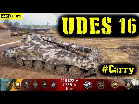 World of Tanks UDES 16 Replay - 6 Kills 7.7K DMG(Patch 1.6.1)