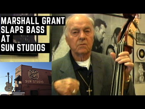 Marshall Grant Slaps Bass at Sun Studios - You Will NOT Want to Miss This!