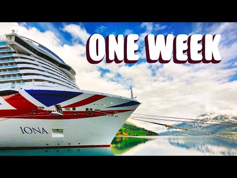 ONE WEEK IN THE NORWEGIAN FJORDS 🚢✨P&O IONA CRUISE