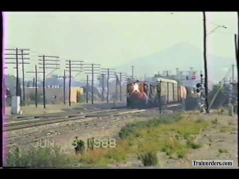 Classic Railroad Series 498 - SP Transfer in San Bernardino June 13, 1988