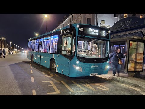 Brand new! Arriva Buses Wales Volvo B8R/MCV Evora 3188/BV72KLU - Route 5D