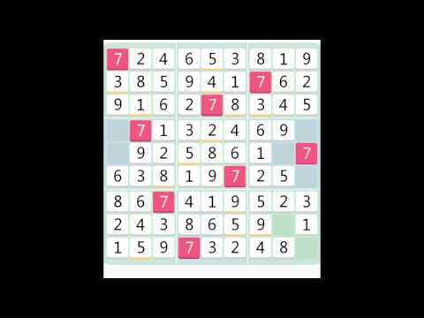 Sudoku Technique 1 - The Last Value