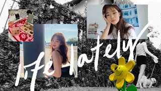 LIFE LATELY 💌 out of my hermit shell • learning a new language, out & about, makeup collection+haul