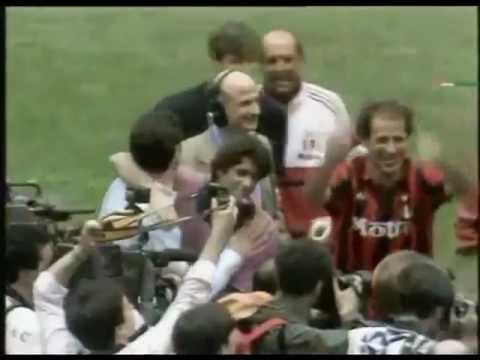 Milan-Brescia 1-1 (30/5/1993) Radiocronaca di Sandro Ciotti - Milan Campione d'Italia 1992/1993