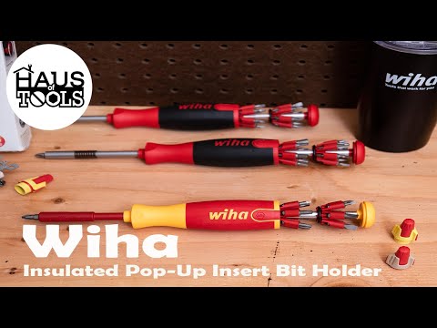Wiha Tools 38051 Insulated Pop-Up Insert Bit Holder Screwdriver