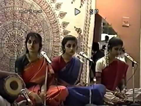 Chinmaya Mission (KASI) Fund Raising Concert by Krishnan Sisters, 1992