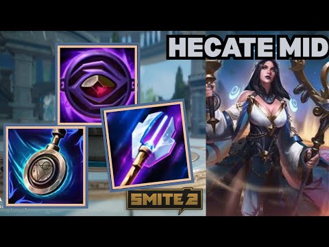 Mid Lane Mania!! - Hecate Mid Deity Smite 2 Gameplay