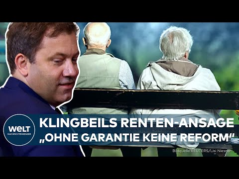 DEUTSCHLAND: Knallhart - Finanzminister Klingbeil spricht Machtwort zur Rente!
