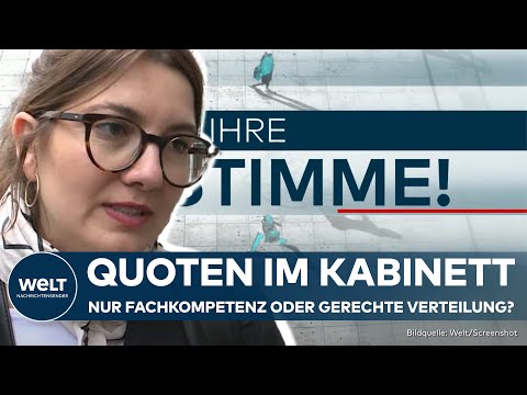 DEUTSCHLAND: Quoten fürs Kabinett! Gerechtigkeit oder politisches Kalkül? Ihre Stimme