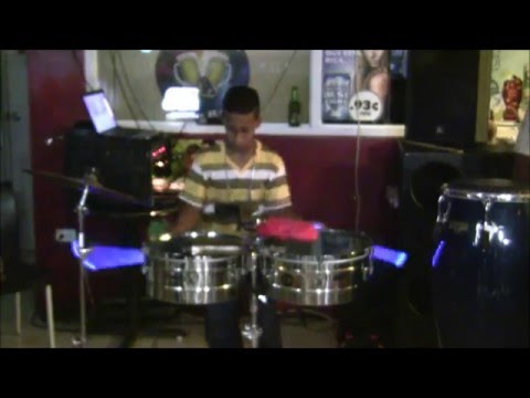 LATIN, PUERTORICAN,BOY TIMBALES STAR ,(PLAYING TIMBALERO)