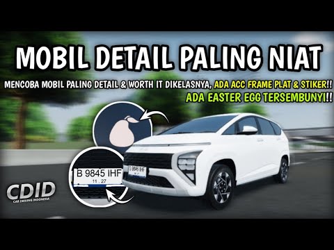 Mobil Ini Sudah DETAIL BANGET Di REWORK LAGI, Ada Aksesoris Baru & EASTER EGG!! | CDID V1.2.5 Roblox