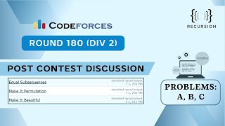 Codeforces Round 1030 (DIV. 2)| Post Contest Discussion