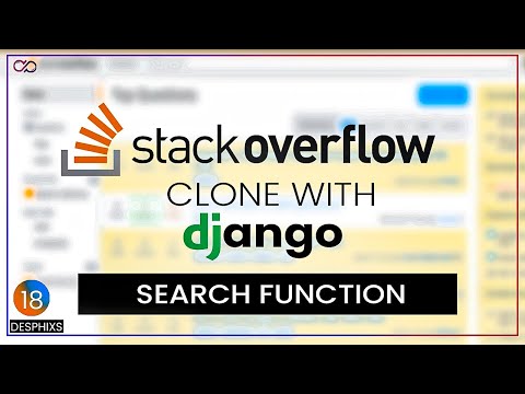 SEARCH FEATURE in Django | Stackoverflow Clone with django part 11 | Django Tutorial | Desphixs