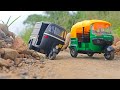 Diecast Model Of Bajaj Auto Rickshaw In Action Tuk Tuk Scale Models Auto Legends