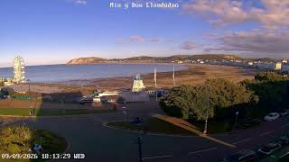 Llandudno North Parade from Min y Don Llandudno live webcam
