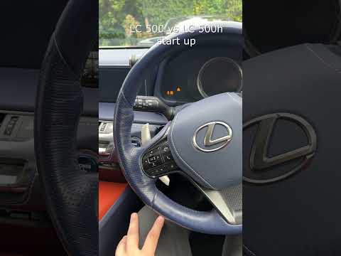 #lexus LC 500 vs LC 500h startup sound
