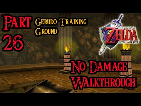 Zelda Ocarina of Time 100% Walkthrough Widescreen HD Part 26 - Gerudo Training Ground - Ice Arrows