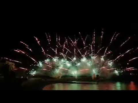 Apertura Pirotecnica Del Vicario Recco 2019 quartiere Bastia