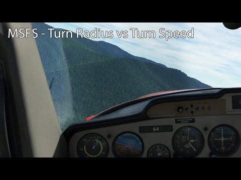 MSFS - Turn Radius vs Turn Speed