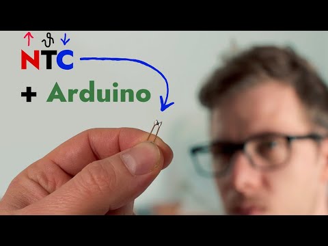 Part of a video titled Temperature measurements using Arduino - NTC thermistor - YouTube