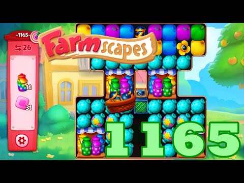 Farmscapes Level 1165 HD Gameplay Walkthrough | 3 - match game | android | ios | pc | GameGo Game