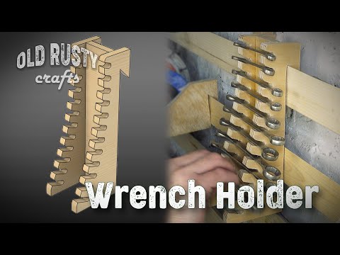 French Cleat. Wrench Holder. ( Tool Storage Wall French Cleat DIY)
