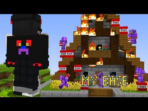 OMG! I got my base destroyed in Minecraft!