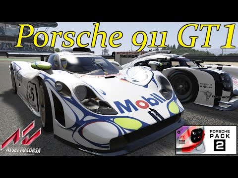 Thumbnail for Porsche 911 GT1 Assetto Corsa Porsche Pack 2 Gameplay by Porsche 911, Troller, Porsche, Sports car, Car, Porsche 911 GT1